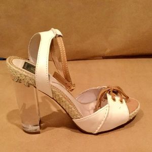 Milly for Sperry Sandal Lucite Heel